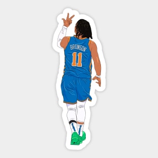 Jalen Brunson Three Point Celebration Sticker